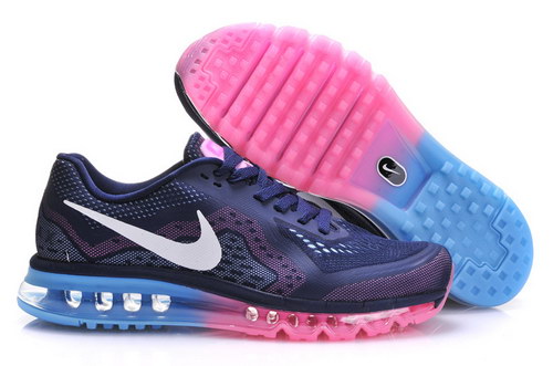 Womens Size Us5 6 7.5 Nike Air Max 2014 Pink Navy Blue Poland